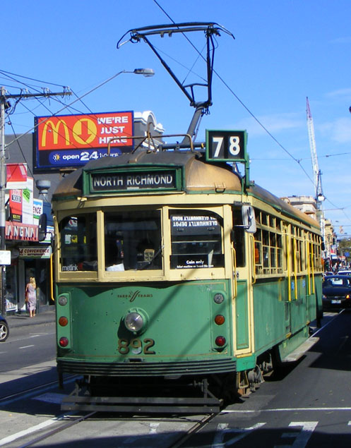 Yarra Trams W class 892